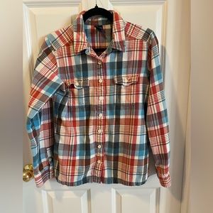 Patagonia plaid flannel shirt